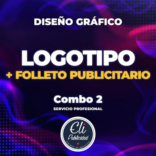 Combo 2 - Logotipo + Folleto/flyer | Diseño | Marca | Negoci