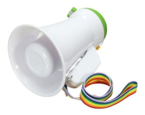 Imagen 5 de 5 de Mini Megafono Portatil Con Control Volumen Manija Rebatible