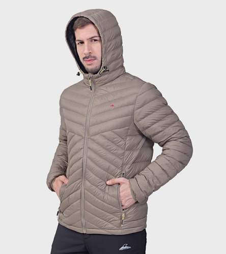 Campera Hombre Montagne Novak Pluma Con Capucha