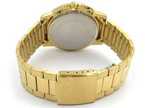 Reloj Casio Modelo Mtp-vd300 Metal Dorado Caratula Dorada