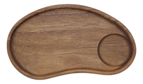 Bandeja De Madera Para Presentación Culinaria Forma De