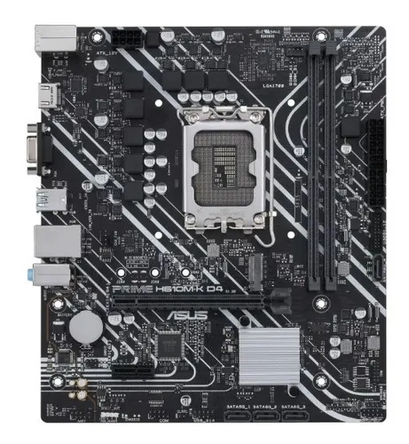 comprar Placa Mãe Asus Prime H610m-k D4 Matx Ddr4 90mb1a10-m0eay0
