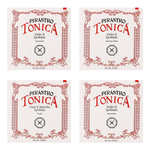 Imagen 1 de 3 de 4 Piezas Un Juego De Cuerdas De Violín De Aluminio Y Cuerdas