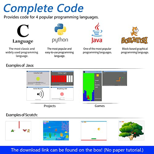 Kit Básico De Inicio Freenove Para Raspberry Pi 4 B 3 B+ 400