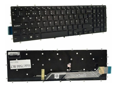 Teclado Para Dell Inspiron 3580 3581 3582 Con Backligth Negro Español