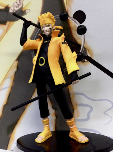 Kit 2 Miniaturas Naruto - Sábio Dos Seis Caminhos + Kushina