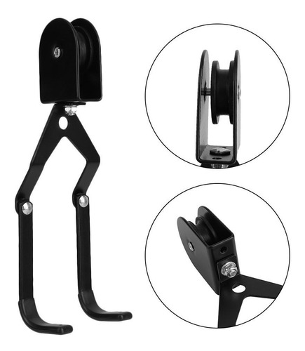 Imagen 6 de 10 de Soporte Porta Bicicleta Para Colgar Gancho Reforzado Techo