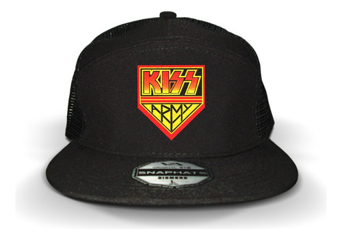 Gorra Kiss, Kiss Army - Visera Estampada - Rock