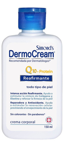 Simonds Crema Reafirmante Q10 Protein Dermocream 150ml