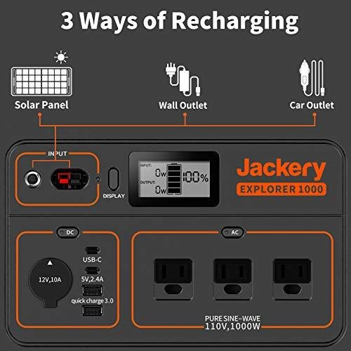 Imagen 7 de 7 de Generador De Energía Portátil Con Batería De Litio Jackery