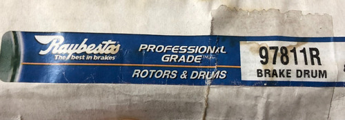 Raybestos 97811R Professional Grade Brake Drum 