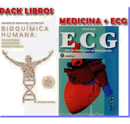 Pack Lucentini Bioquimica Humana + Suarez Ecg Bols