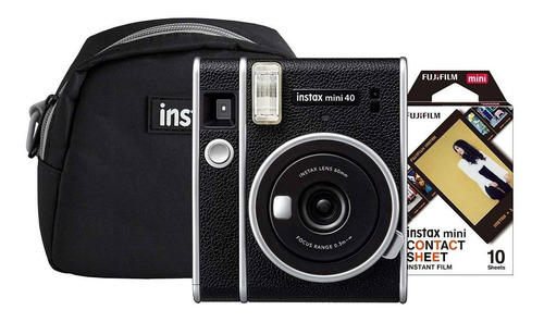 Cámara Instantánea Fujifilm Mini 40 Con Estuche Y Película