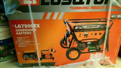 Grupo Electrogeno Generador 6500 Wats Lusqtoff Lg7500ex