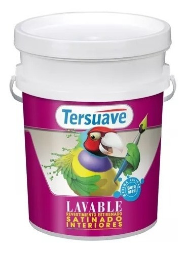 Latex Tersuave Lavable Revestimiento Estirenado 10lt