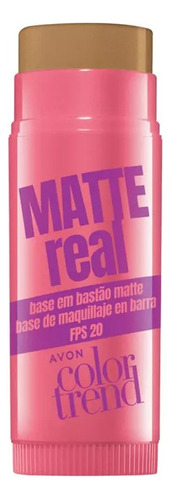 Base de maquiagem em bastão Avon matte real Base em bastão 20 Fps Base Bastão FPS 20 6,5g MATTE REAL tom 330q - 6.5g