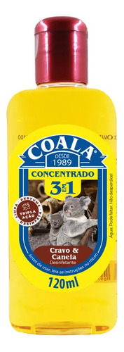 Desinfetante Concentrado 3 Em 1 Talco Cravo E Canela 120ml