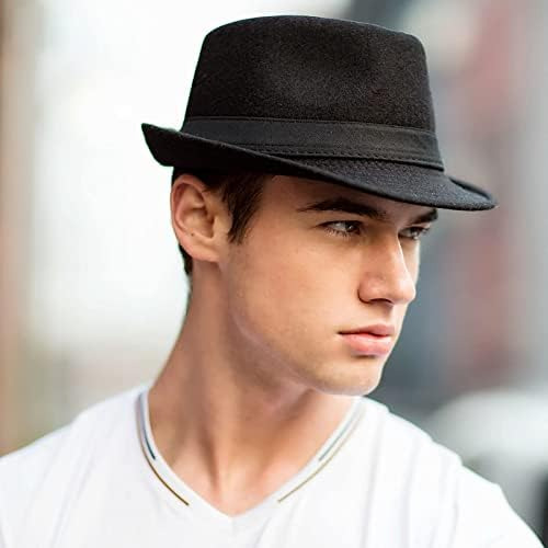 Sombrero Trilby De Fieltro Clásico Para Hombre Y Mujer, De