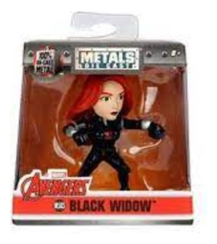 Miniatura Viúva Negra Marvel 6 Cm Metal Die Cast Boneco M503