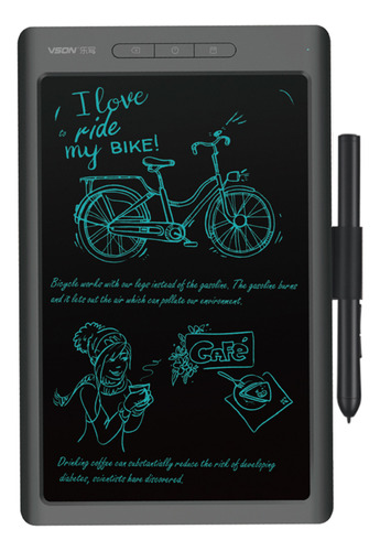 Tableta De Dibujo Vson Tablet Digital Grey Drawing Notes 819