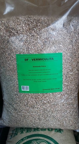 Imagen 3 de 4 de Vermiculita Gruesa 25 Dm3 Sustrato Indoor Huerta Hidroponia