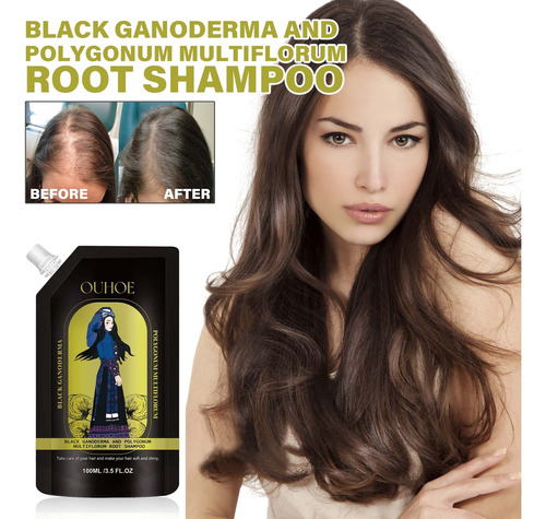 Shampoo Para Cabelo Com Extrato Vegetal H Ganoderma Nigrum G