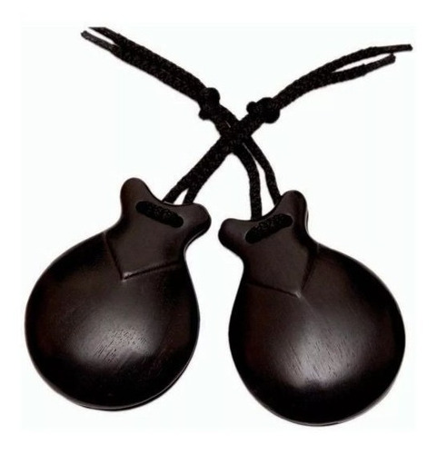 Imagen 1 de 5 de Castañuelas Grandes Blackwood Ebanizadas Talwar Ecb-2 6cm