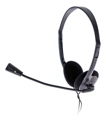 Fone De Ouvido Microfone Preto Gamer Ajustável Headset F-024