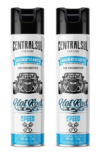 2 Aromatizante Hot Rod Speed Centralsul 