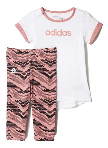 Conjunto adidas I Tight Calza + Remera Niña Bebé Mvd Sport