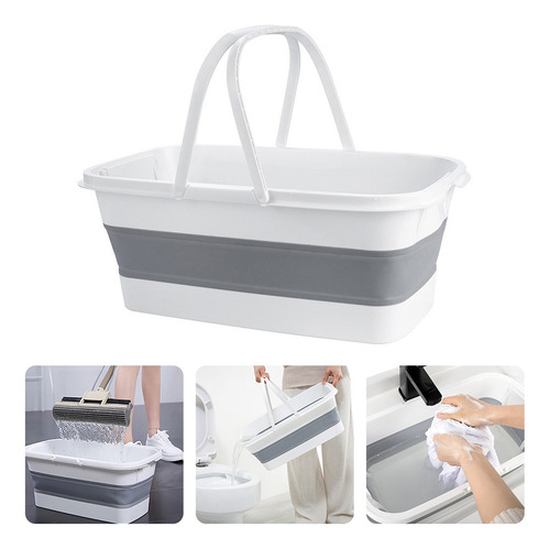 Lavabo Fregona Cubo Cubo Plegable Portátil Plegable