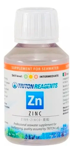 Triton Lab Zinco 100ml Suplemento Para Aquário Marinho