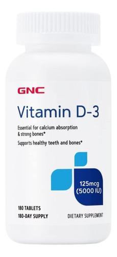 Gnc Vitamina D-3 5000iu