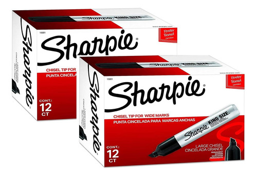 Marcadores Permanentes Sharpie Chisel Tip Pro, Tamaño King