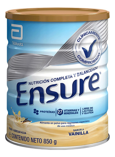 Ensure Vainilla Tarro 850g