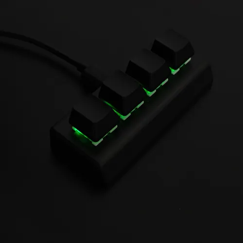 Teclado Programable De 4 Teclas, Interruptor Rojo Ctrl C V E