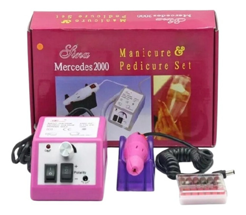 Set Manicure Y Pedicure Pulidor De Uñas Drill 20000rpm