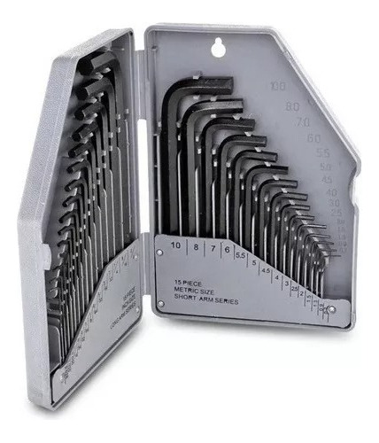 Imagen 4 de 7 de Juego Llaves Allen Set X 30 Pcs Milimétricas Y En Pulgadas