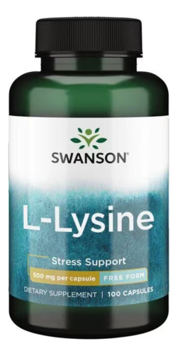 Swanson Lisina 500mg 100cap Inmunidad Antistres Envio Gratis