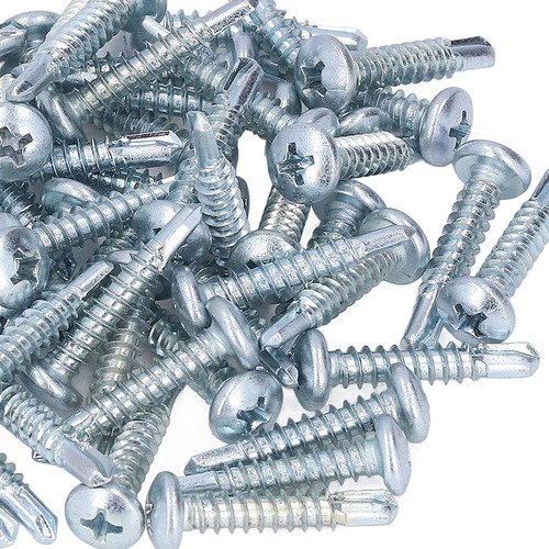 Tornillos Galvanizados, 50 Piezas, Tornillos Autoperforantes