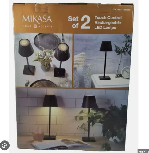 Lámpara De Piso Led Mikasa Blanco Cálido Y Frío Negro