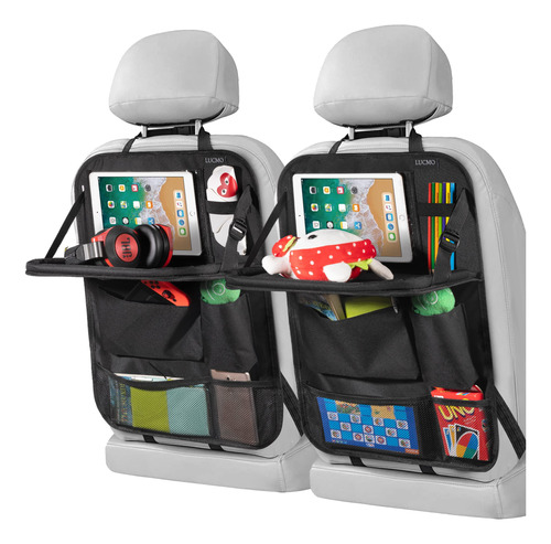 Lucmo Organizador De Asiento Trasero De Automovil Con Soport