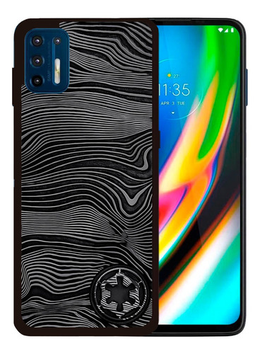 Funda Moto G9 Plus Acero Beskar Mandalorian Tpu/pm Uso Rudo