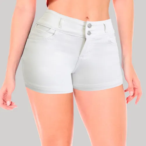 Short blanco dama deals