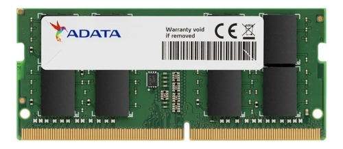 Memória RAM Premier color verde  16GB 1 Adata AD4S266616G19-SGN