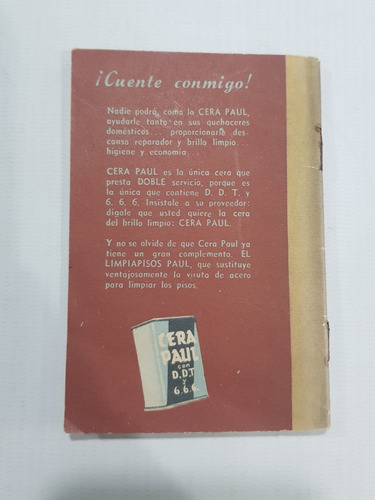 Imagen 2 de 9 de Antiguo Almanaque De Bolsillo 1951 Ceras Paul Mag 58835