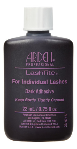 Adhesivo De Pestañas Postizas Oscuro X22g Lashtite Ardell