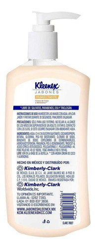 Jabón Líquido Manos Kleenex Humectante Coco Almendras 450 Ml