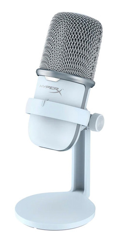 Micrófono HyperX BLX SoloCast condensador  cardioide blanco