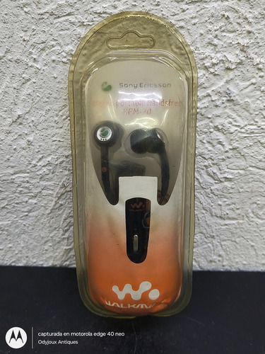 Audífonos Manos Libres Sony Ericsson Hpm-70 En Blister Blanco
